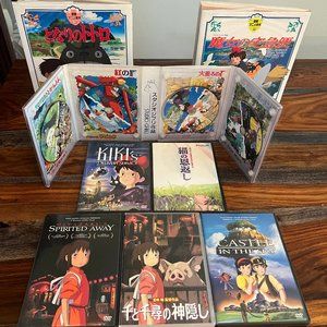 Hayao Miyazaki Studio Ghibli DVD Box Set Totoro Nausicaa Mononoke 2 Books & more